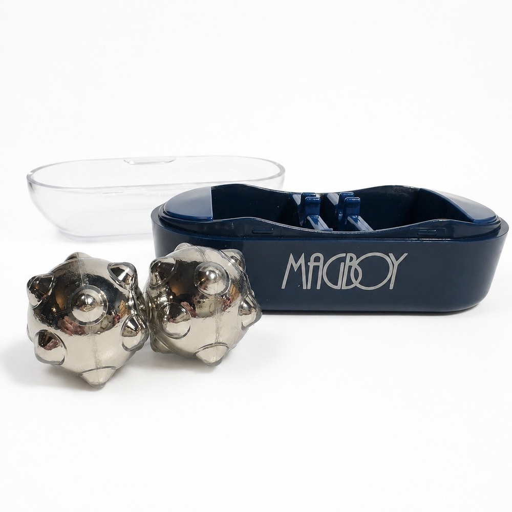Nikken MagBoy Magnetic Massage Roller 2 Balls No. 302220 Made in Japan
